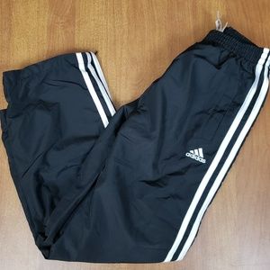Adidas | Stripe Baggy Pants with Zipper on Ends